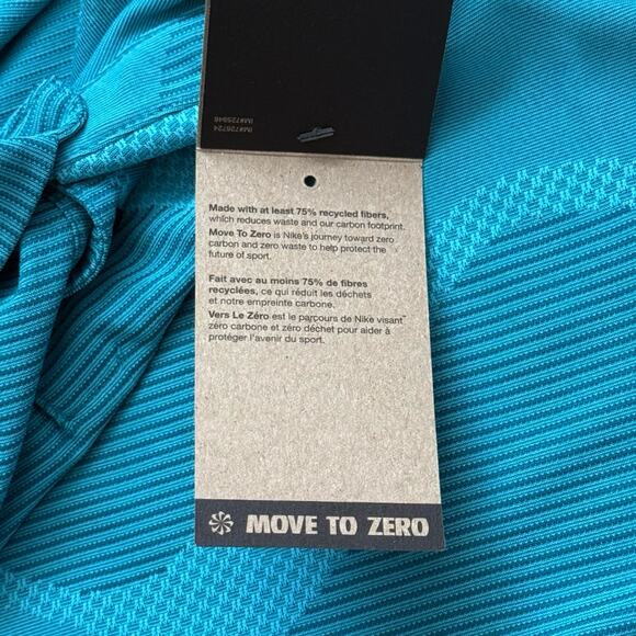 Nike Dri-FIT ADV Tour Camo Golf Polo M-Tall Teal Blue NWT DR5312-381 - Picture 7 of 10